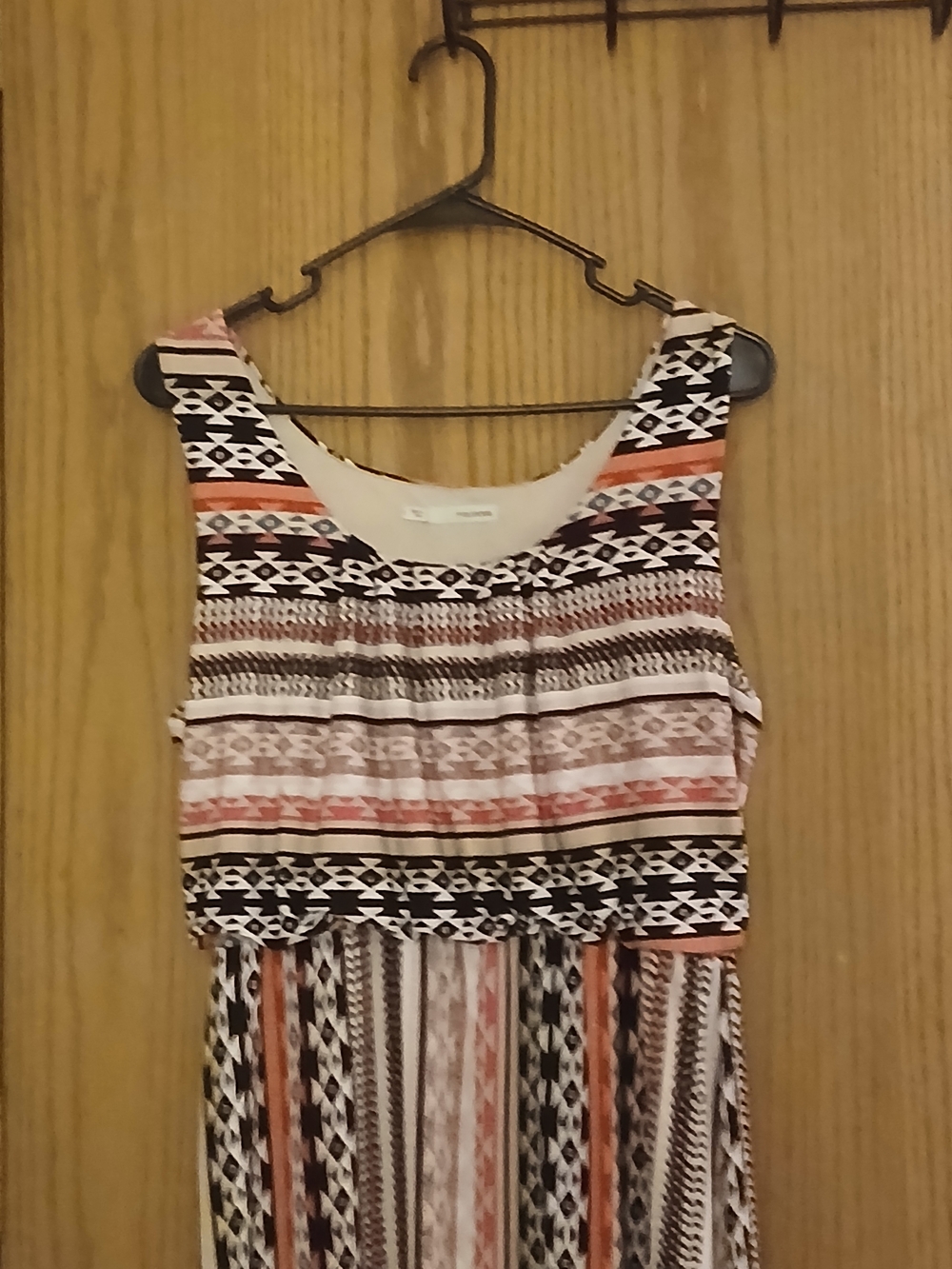 Maurices Dress - Multicolor Aztec Print- Size Large